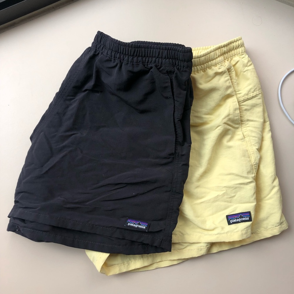 Patagonia Women’s Yellow Baggie Shorts- Medium